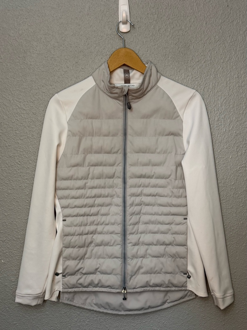 Peter Millar | Merge Hybrid Jacket | White/Silver | Size Medium